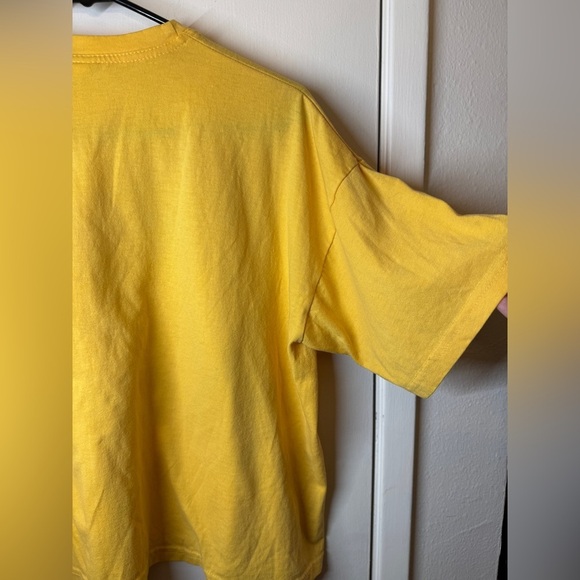 Bobbie Brooks Yellow Cotton Blend Boxy Fit Tropical Fish Sparkly T Shirt OS - Picture 11 of 13